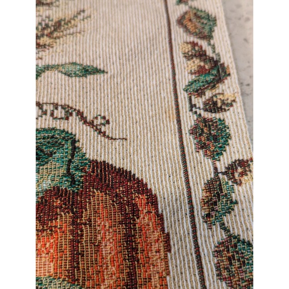 Set Of 6 Tapestry Placemats Pumpkin Fall Thanksgiving Harvest 19"x 13" Halloween - Picture 9 of 11